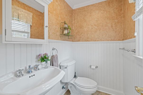 Bathroom, Interior, Wood Texture Flooring