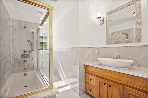 Bathroom, Glass Shower, Interior