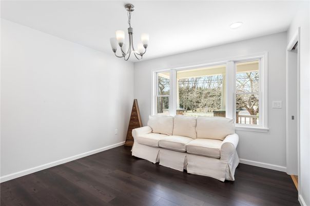 Chandelier, Interior, Living room, Recessed Lighting, Wood Texture Flooring