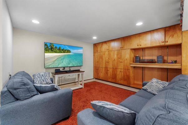 Interior, Living room, Recessed Lighting