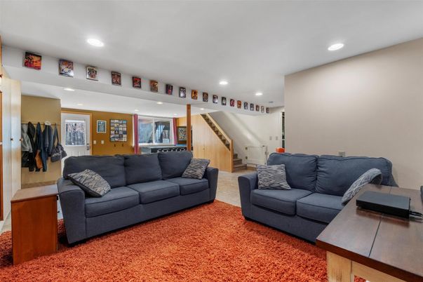 Interior, Living room, Recessed Lighting