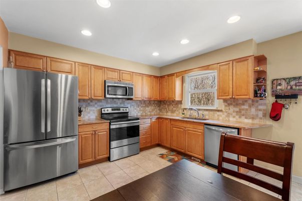 Interior, Kitchen, Recessed Lighting, Stainless Steel Appliances