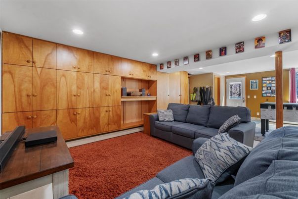 Interior, Living room, Recessed Lighting