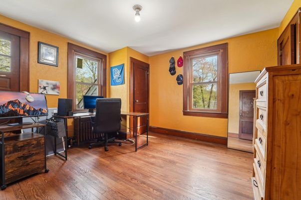 Home Office, Interior, Wood Texture Flooring