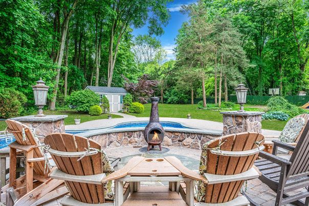 Backyard, Exterior, Fireplace, Pool