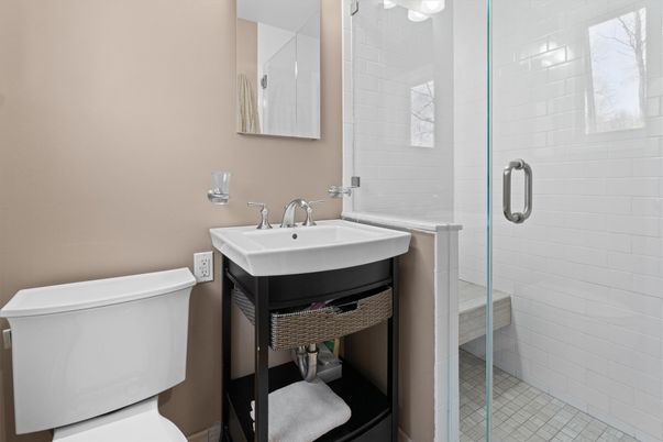Bathroom, Glass Shower, Interior
