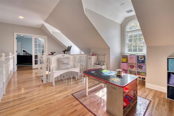 Game Room, Interior, Recessed Lighting, Wood Texture Flooring
