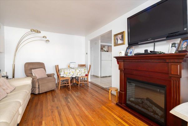 Dining room, Fireplace, Interior, Living room, Piano, Wood Texture Flooring