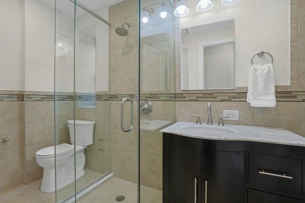 Bathroom, Glass Shower, Interior