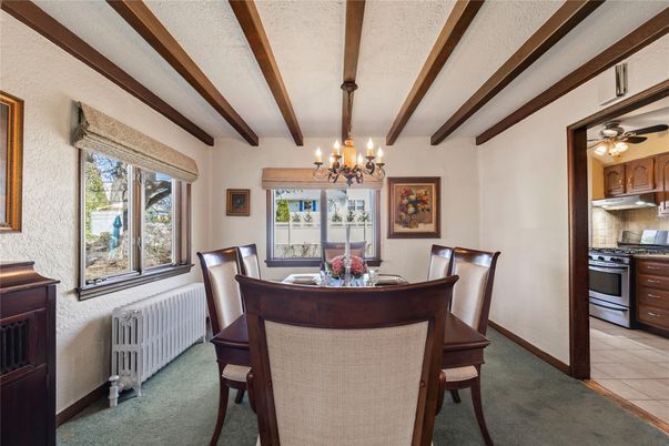 Chandelier, Dining room, Interior, Kitchen, Wooden Beams