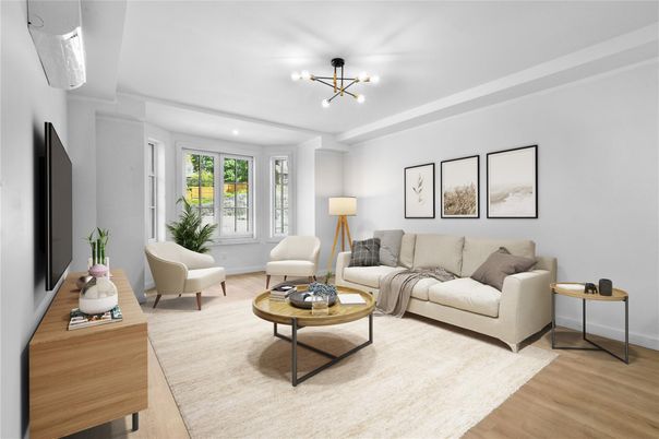 Interior, Living room, Pendant Lights, Wood Texture Flooring