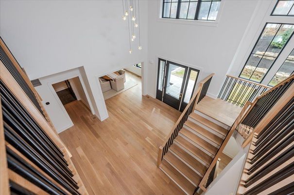Interior, Pendant Lights, Wood Texture Flooring