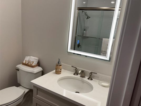 Bathroom, Glass Shower, Interior