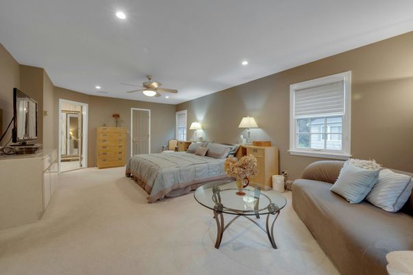 Bedroom, Interior, Recessed Lighting