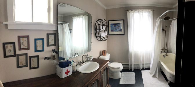 Bathroom, Interior, Wood Texture Flooring