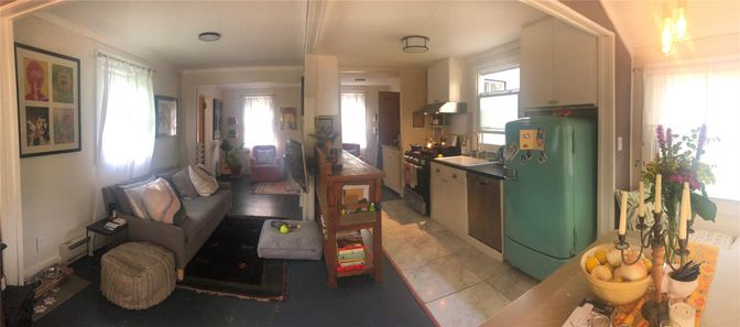 Interior, Kitchen, Living room, Recessed Lighting