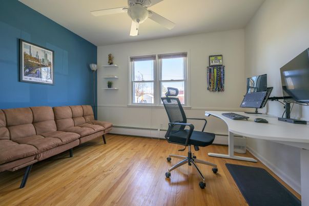 Home Office, Interior, Wood Texture Flooring