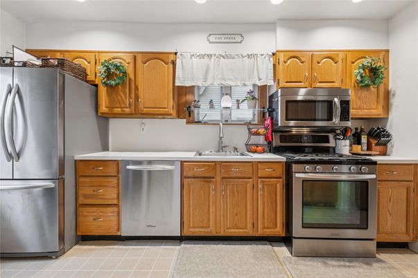 Interior, Kitchen, Recessed Lighting, Stainless Steel Appliances