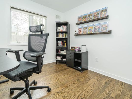 Home Office, Interior, Wood Texture Flooring