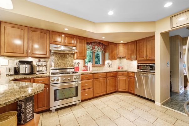 Interior, Kitchen, Recessed Lighting, Stainless Steel Appliances
