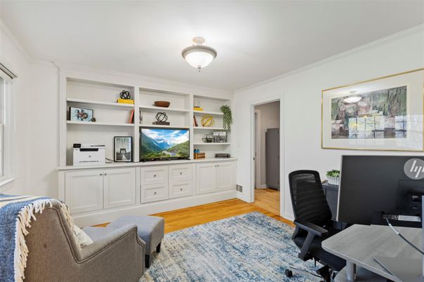 Home Office, Interior, Wood Texture Flooring
