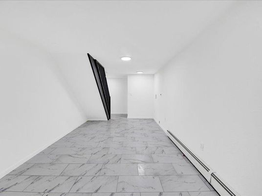 Empty room, Interior, Marble, Recessed Lighting