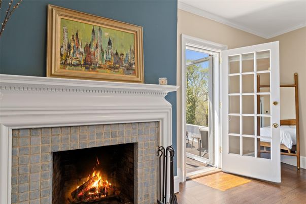 Fireplace, Interior, Wood Texture Flooring