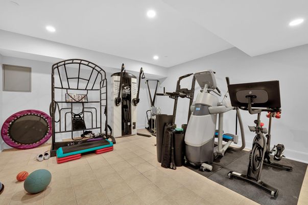 Fitness Equipment, Interior, Recessed Lighting