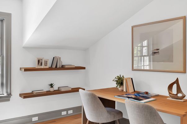 Home Office, Interior, Wood Texture Flooring