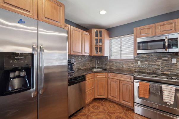 Interior, Kitchen, Recessed Lighting, Stainless Steel Appliances
