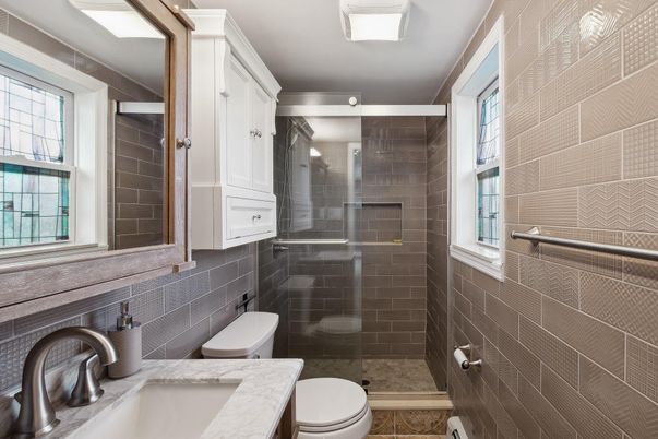 Bathroom, Glass Shower, Interior