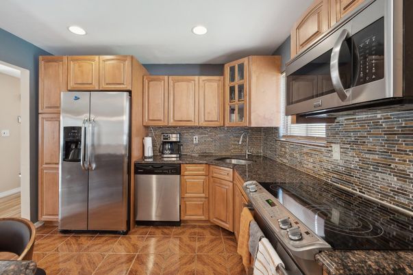 Interior, Kitchen, Recessed Lighting, Stainless Steel Appliances
