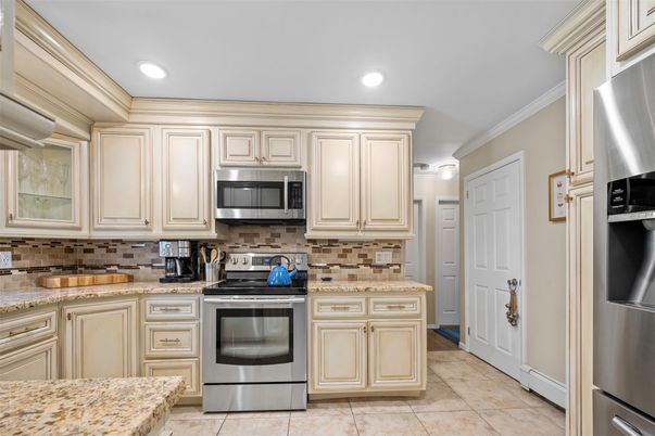Interior, Kitchen, Recessed Lighting, Stainless Steel Appliances