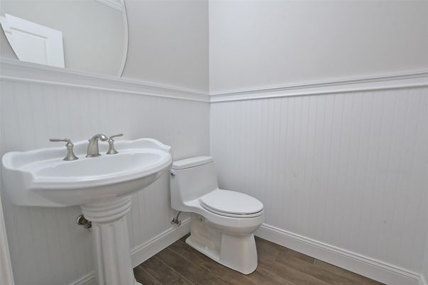 Bathroom, Interior, Wood Texture Flooring