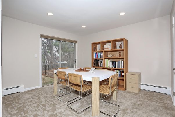 Dining room, Interior, Recessed Lighting