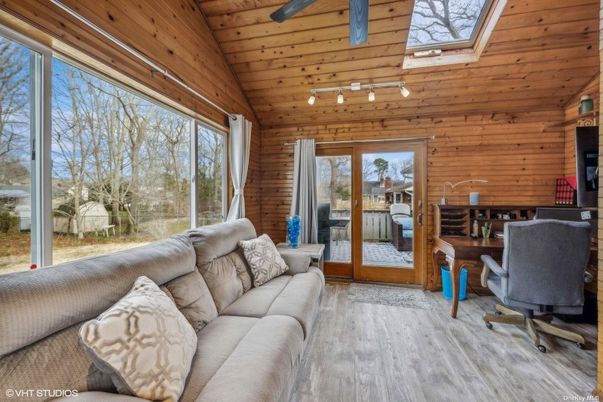 Home Office, Interior, Living room, Wooden Ceilings, Wood Texture Flooring, Wooden Walls