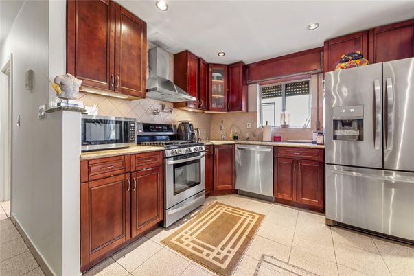 Interior, Kitchen, Recessed Lighting, Stainless Steel Appliances