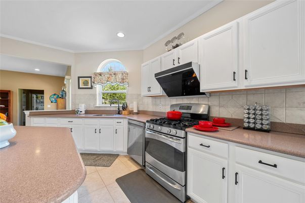 Interior, Kitchen, Recessed Lighting, Stainless Steel Appliances