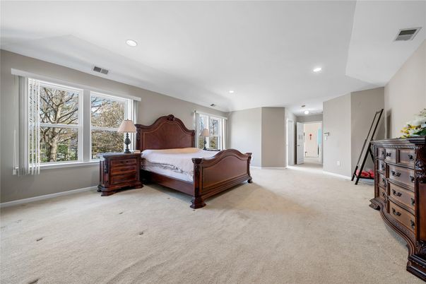 Bedroom, Interior, Recessed Lighting