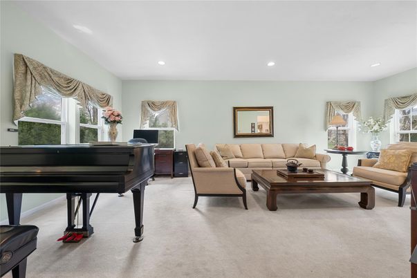 Interior, Living room, Piano, Recessed Lighting