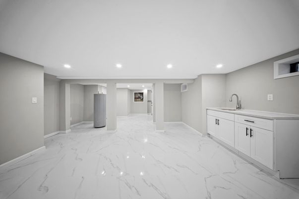 Interior, Kitchen, Marble, Recessed Lighting
