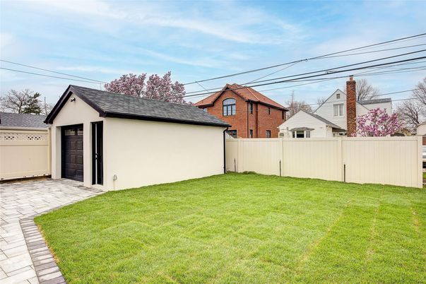 Backyard, Detached Garage, Exterior