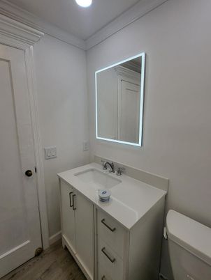 Bathroom, Interior, Wood Texture Flooring