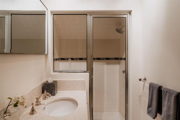 Bathroom, Glass Shower, Interior