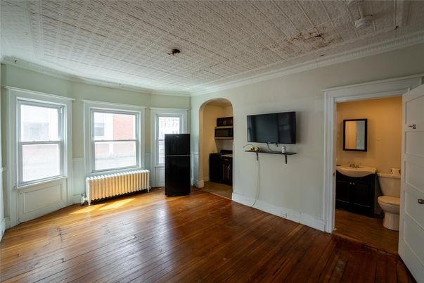 Bathroom, Interior, Wood Texture Flooring