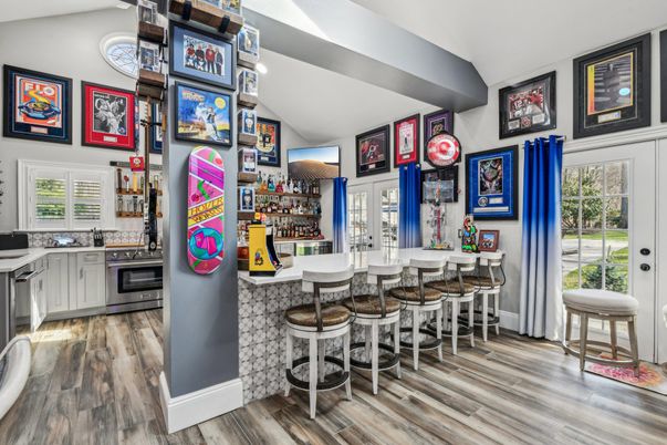 Interior, Kitchen, Wood Texture Flooring
