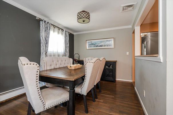 Dining room, Interior, Wood Texture Flooring