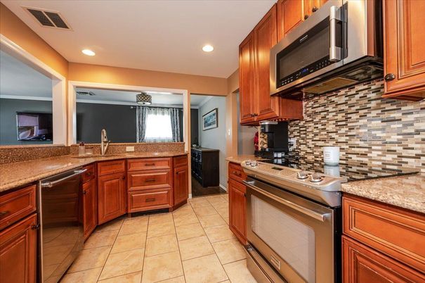 Interior, Kitchen, Recessed Lighting, Stainless Steel Appliances