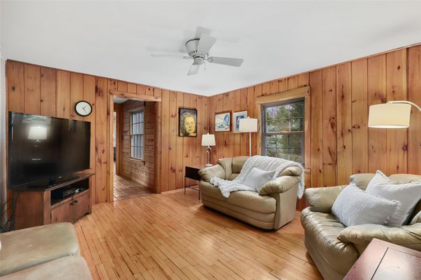 Interior, Living room, Wood Texture Flooring, Wooden Walls