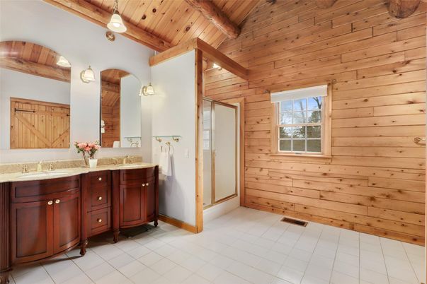 Bathroom, Interior, Wooden Beams, Wooden Ceilings, Wooden Walls